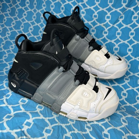 Nike Men's size 12 Air More uptempo tri color high top sneakers